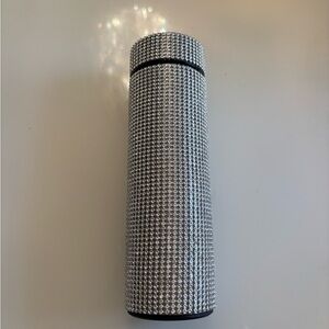 Elegant Silver Rhinestone Thermo Tumbler